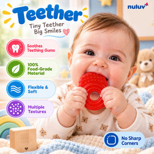 Nuluv Silicone Key Shape water filled Food-Grade Teether for baby - Pacifiers, Teethers & Rattles