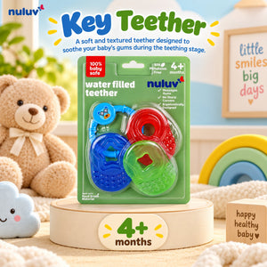 Nuluv Silicone Key Shape water filled Food-Grade Teether for baby - Pacifiers, Teethers & Rattles