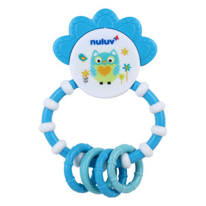 Nuluv Silicone Overmould Shape water filled Food-Grade Rattle for baby - Pacifiers, Teethers & Rattles