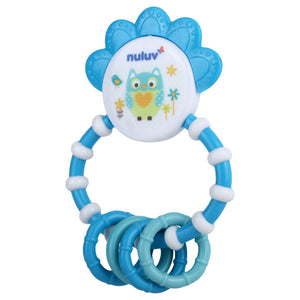 Nuluv Silicone Overmould Shape water filled Food-Grade Rattle for baby - Pacifiers, Teethers & Rattles