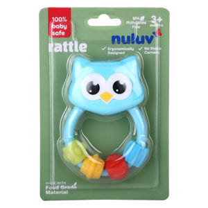 Nuluv Silicone Owl Shape water filled Food-Grade Rattle for baby - Pacifiers, Teethers & Rattles