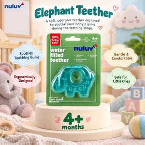 Nuluv Silicone water filled Food-Grade Teether for baby - Eleptant Shape Pacifiers, Teethers & Rattles