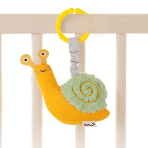 Nuluv - Rattle - Nuluv Snail Rattle Buddy Soft Toys - NU - I - 0033