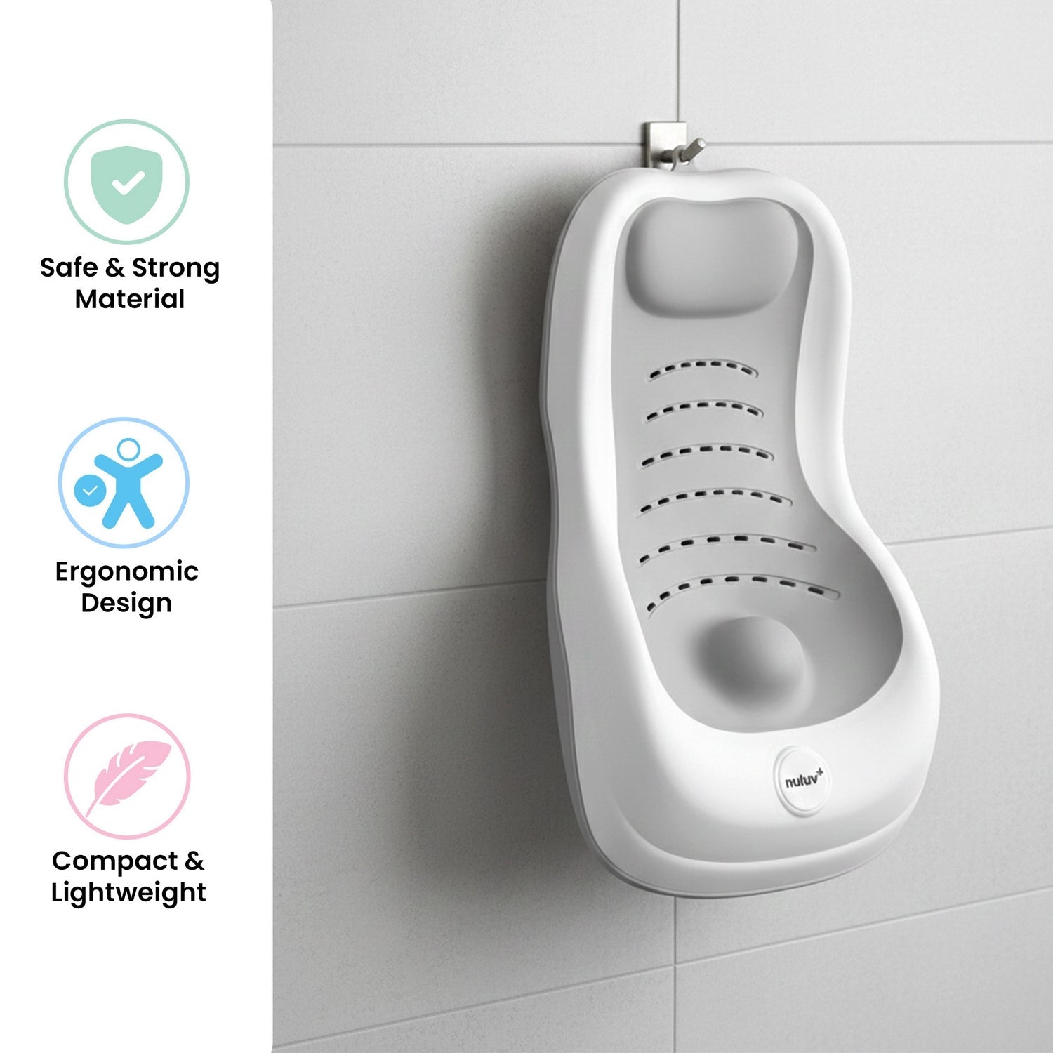 Nuluv Soft Baby Bather with Head & Back Support - Baby Bather