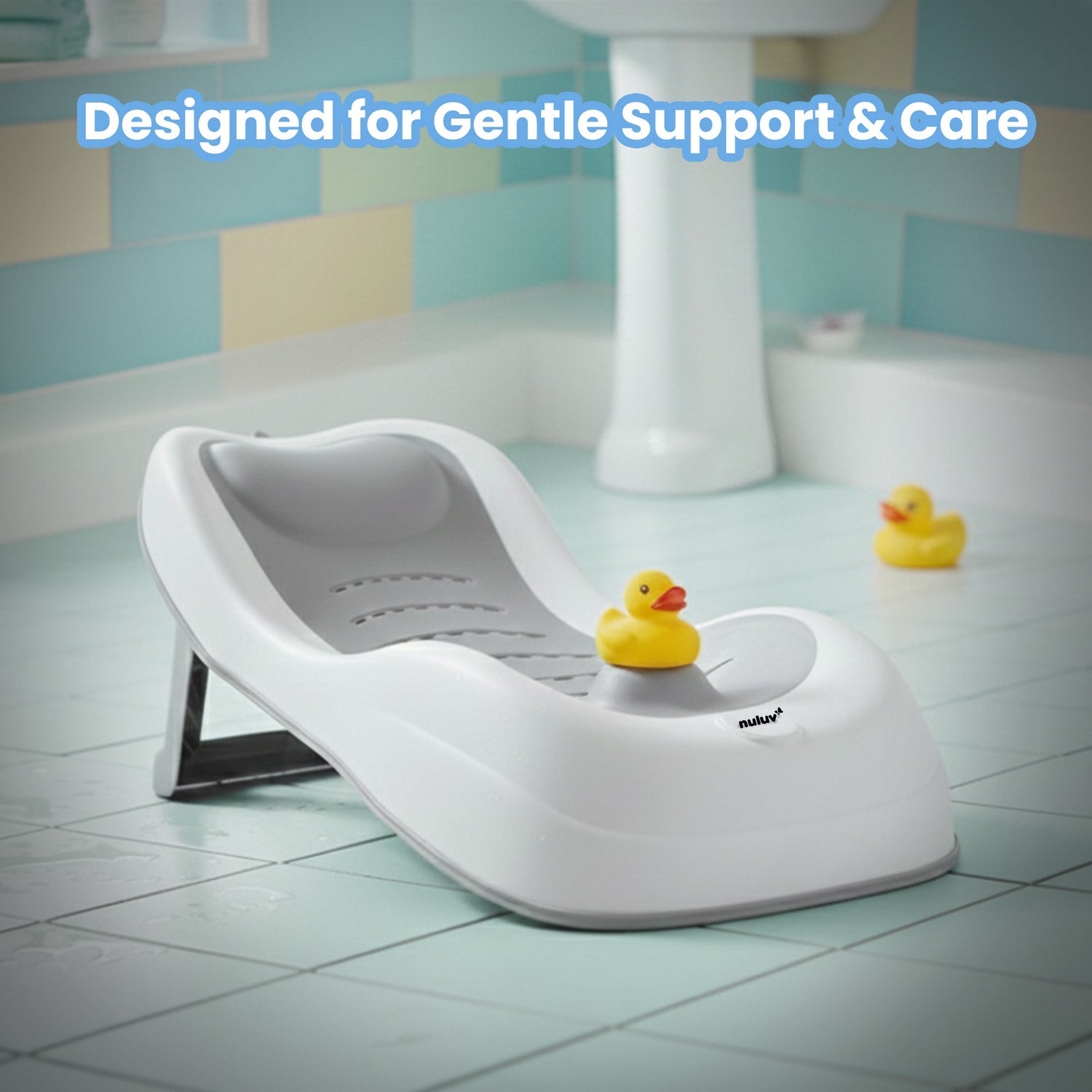 Nuluv Soft Baby Bather with Head & Back Support - Baby Bather