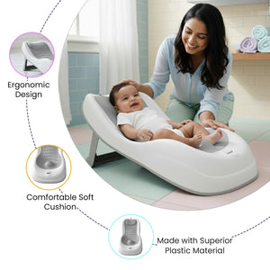 Nuluv Soft Baby Bather with Head & Back Support - Baby Bather