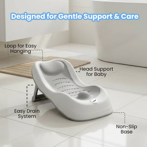 Nuluv Soft Baby Bather with Head & Back Support - Baby Bather