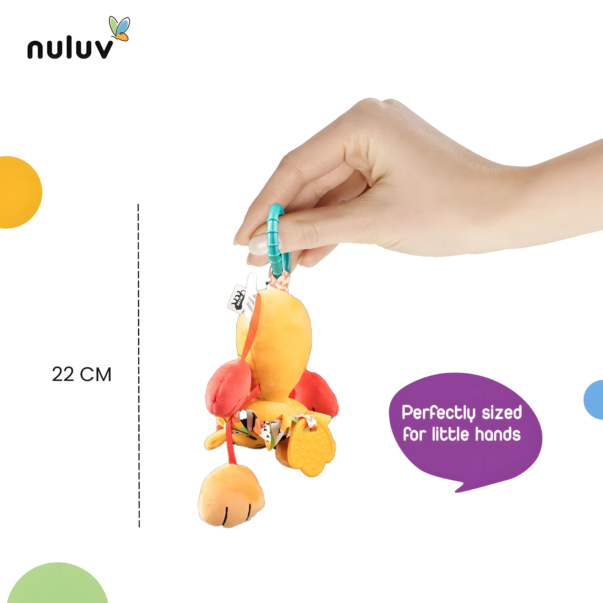 Nuluv Soft Hanging Toys Jittery Lino (no rattle inside) - NU - I - 0025