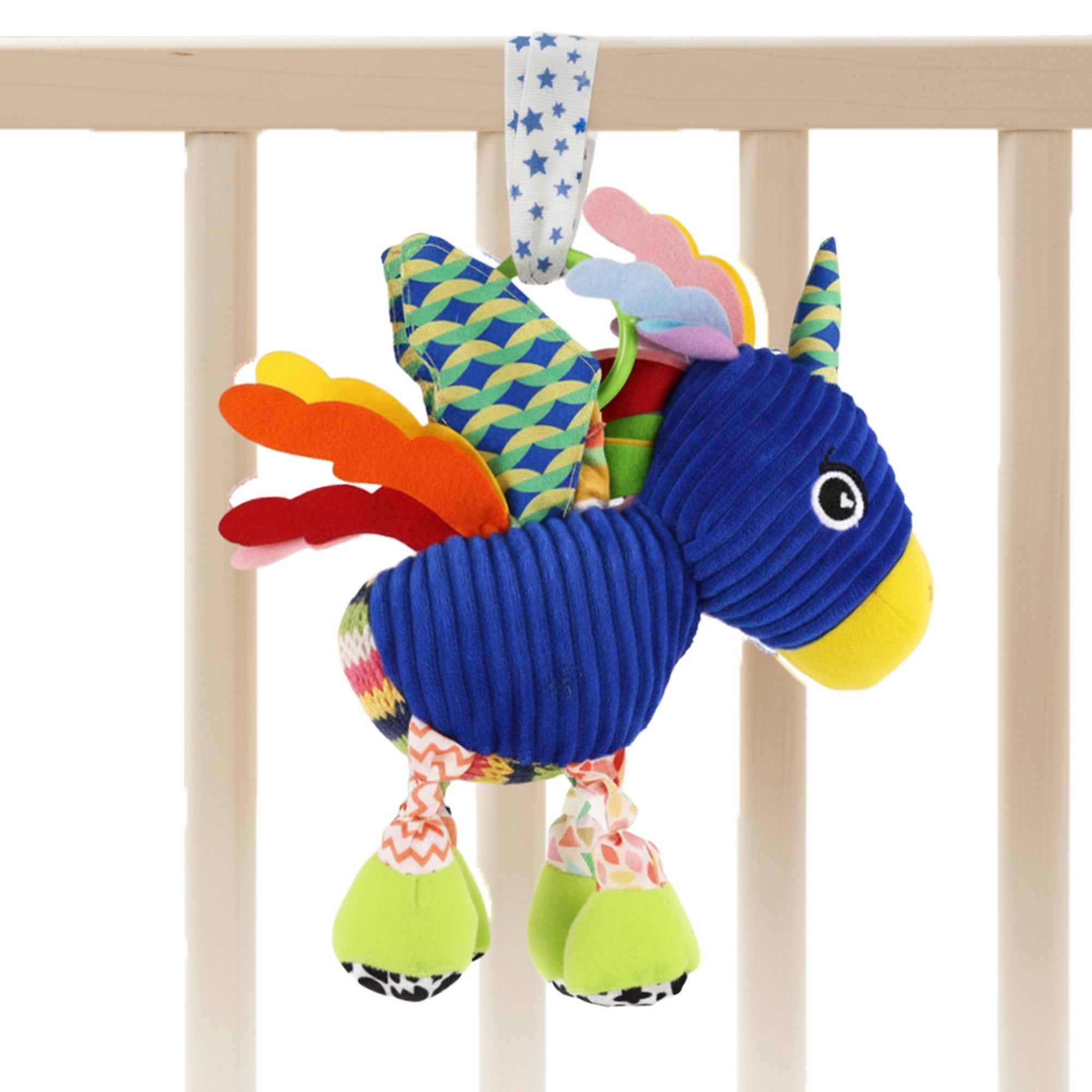 Nuluv - Rattle - Nuluv Sparkly Unicorn Soft Toys - NU - I - 0044