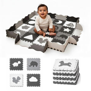 Nuluv Tots Trail Soft Foam Mat With Fence | The Mom Store - Baby Playmat