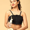 Nursing Pumping Bra Black-Hand Free - MPMBR-BLK-SKN