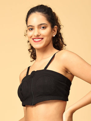 Nursing Pumping Bra Black-Hand Free - MPMBR-BLK-SKN