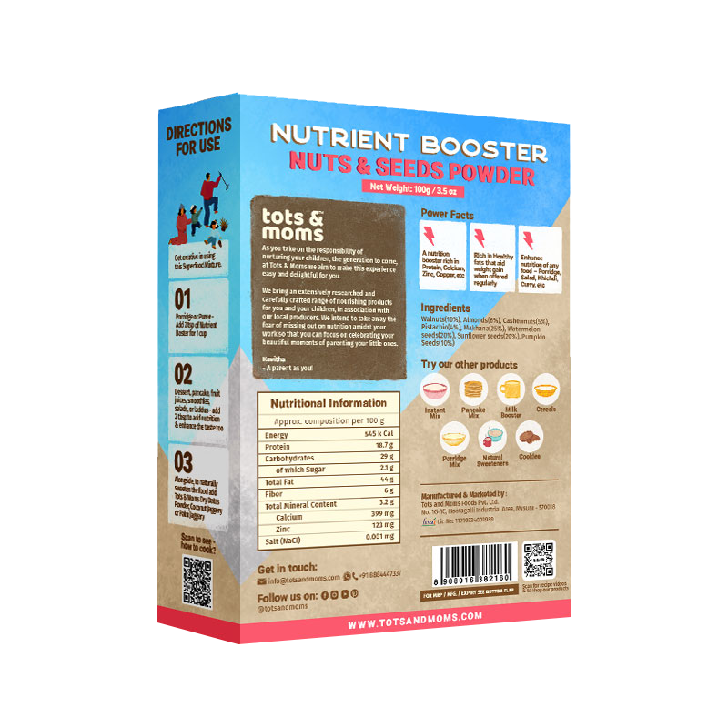 Tots & Moms 100% Nuts & Seeds Powder for babies