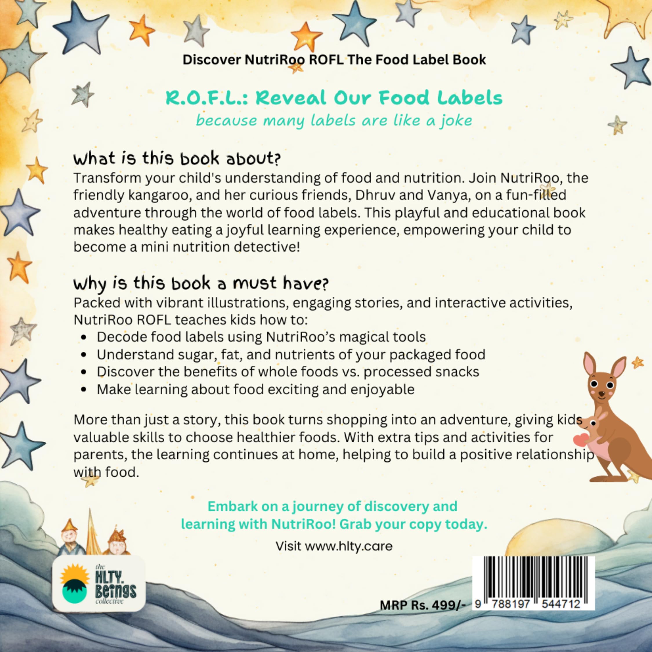 NutriRoo ROFL: The Food Label Book - HLTY - BK - ROFL - IN - 01 - TMS