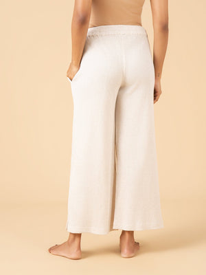 Oat Milk Maternity and Nursing Pajama Set - Off White Maternity Nightwear Set