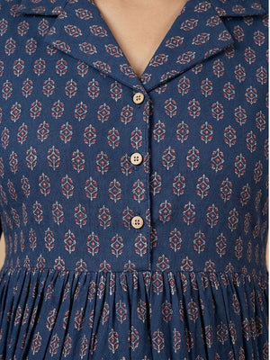 Off - Duty Navy Maternity And Nursing Dress - S Maternity Casual Dress