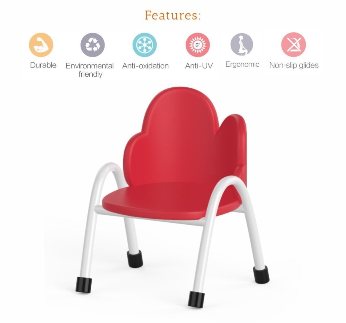 OK Play Cloud Chair - Red - FTFF000436
