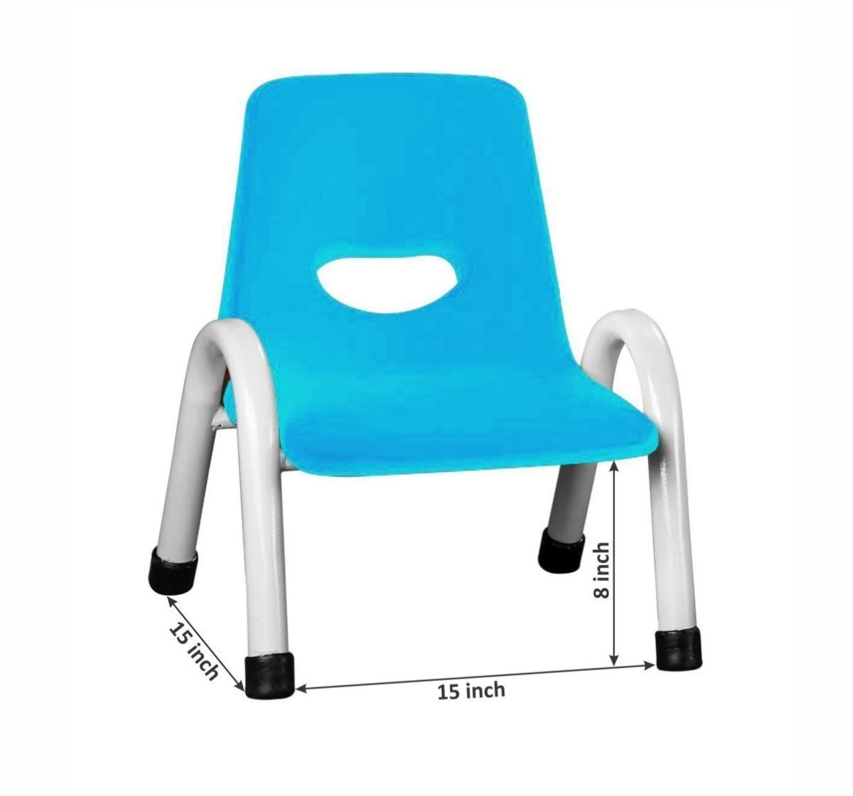 OK Play Cute Chair - Sky Blue & Ivory white - 9420A