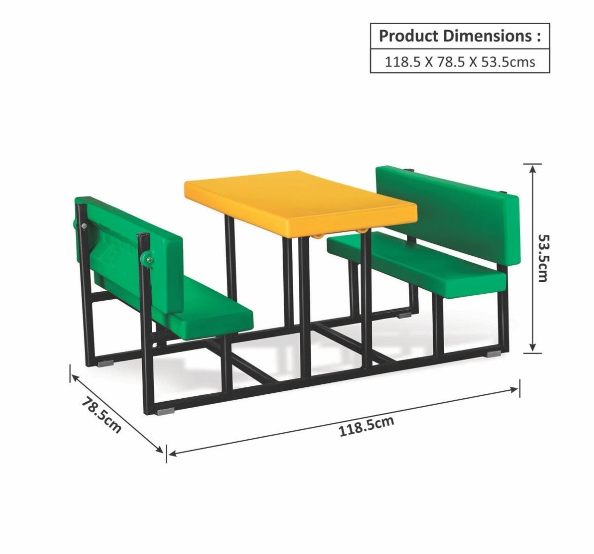Ok Play Four Stroke Desk - Yellow & Green - FTFF000051