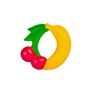 Oli & Carol Fruit Teething Ring - L_RING_FRUIT