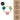 Oli & Carol Shapes Teething Ring Soft Colors Baby - L_RING_SOFT