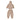 Olive Green Brown Puffer Jacket And Matching Track Suit 3 Pcs Winterwear Set For Toddlers And Kids - 5 - 6 Years Kids Clothing