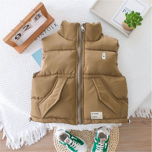 Olive Green Brown Puffer Jacket And Matching Track Suit 3 Pcs Winterwear Set For Toddlers And Kids - 5 - 6 Years Kids Clothing