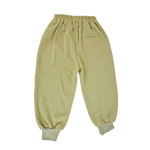 Olive Green Smiling Doggy Face Designed Jacket 3Pcs Track Suit Set For Toddlers And Kids - 2 - 3 Years Kids Clothing