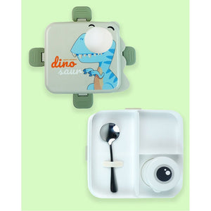 Olive One Eye Stainless Steel Lunch Box For Kids - Back To School
