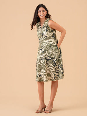 Olive Verona Maternity and Nursing Dress - S Maternity Casual Dress