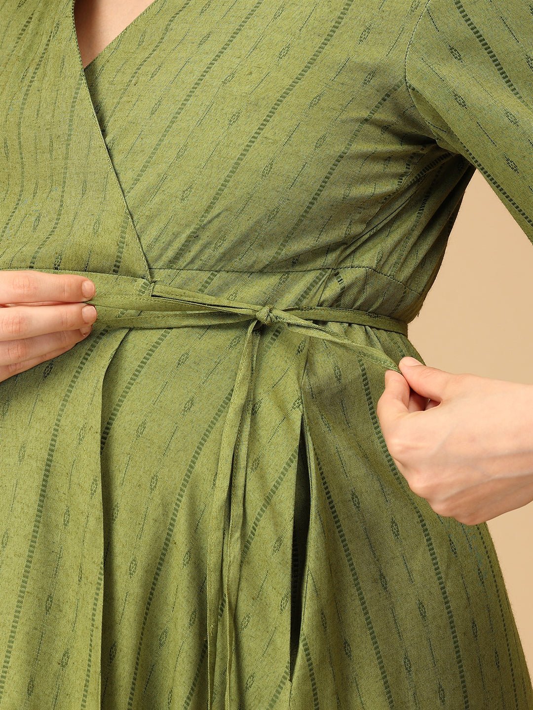 Olivious Maternity Wrap Dress - DRS - SK - OLIVIS - S
