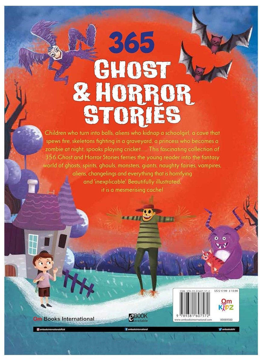 Om Books International 365 Ghost & Horror Stories - 9789381607572