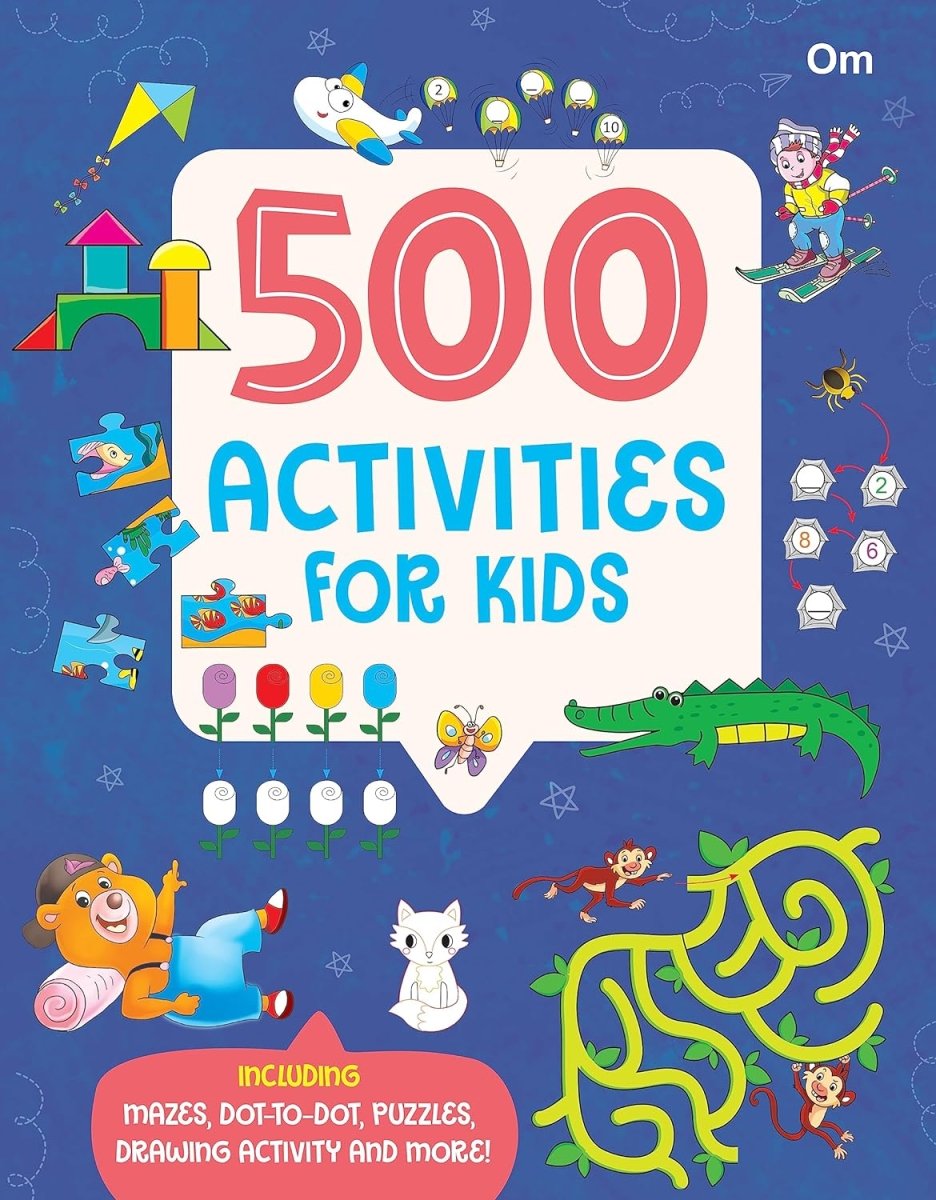 Om Books International 500 Activities for Kids Book- 2 - 9789395701969