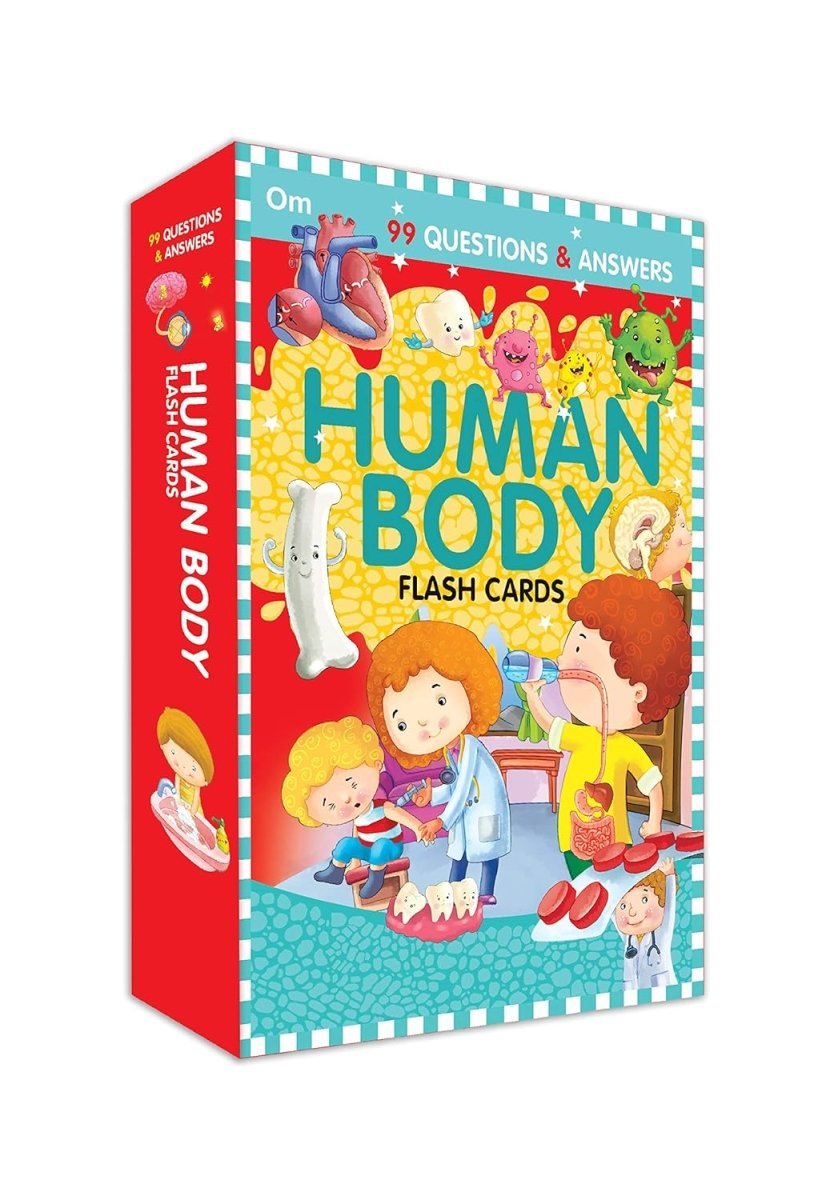 Om Books International 99 Questions and Answers Human Body Flash Cards - 9789352769155