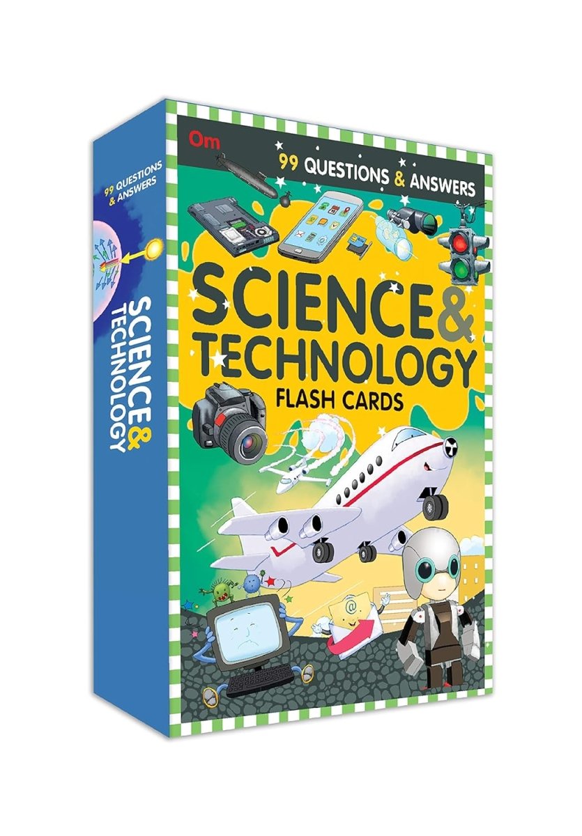 Om Books International 99 Questions and Answers Science and Technology Flash Cards - 9789352769186