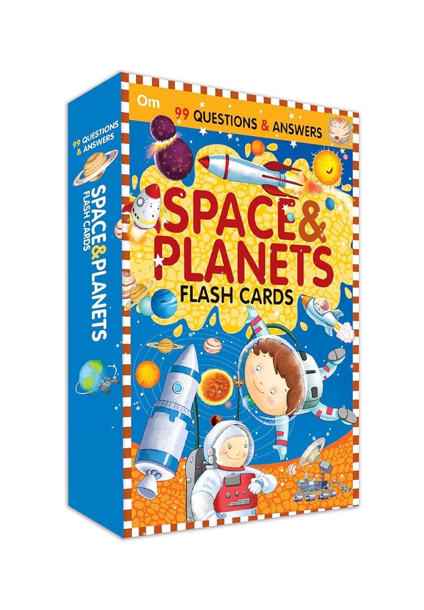 Om Books International 99 Questions and Answers Space and Planets Flash Cards - 9789352769209