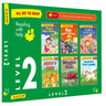 Om Books International All set to Read - Readers Level 2 - Assisted reading with slightly longer sentences - READERS - 6 books in a Green Box - 9789385031069
