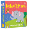 Om Books International Baby Elephant Finger Puppet Book - 9789395701433