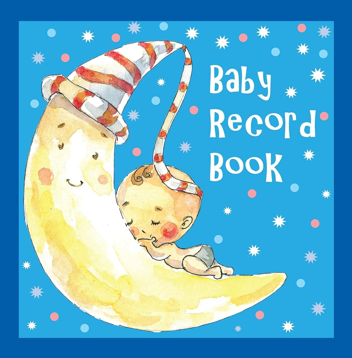 Om Books International Baby Record Books for Boys (Blue): Blue book - 9789381607596