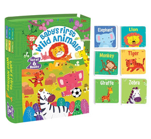 Om Books International Baby's First Wild Animals (Set of 6 board books ) - 9789353764036