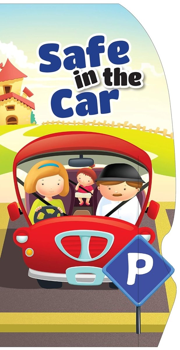 Om Books International Board Book: Safe in the Car (Let's be Safe) - 9789386108043