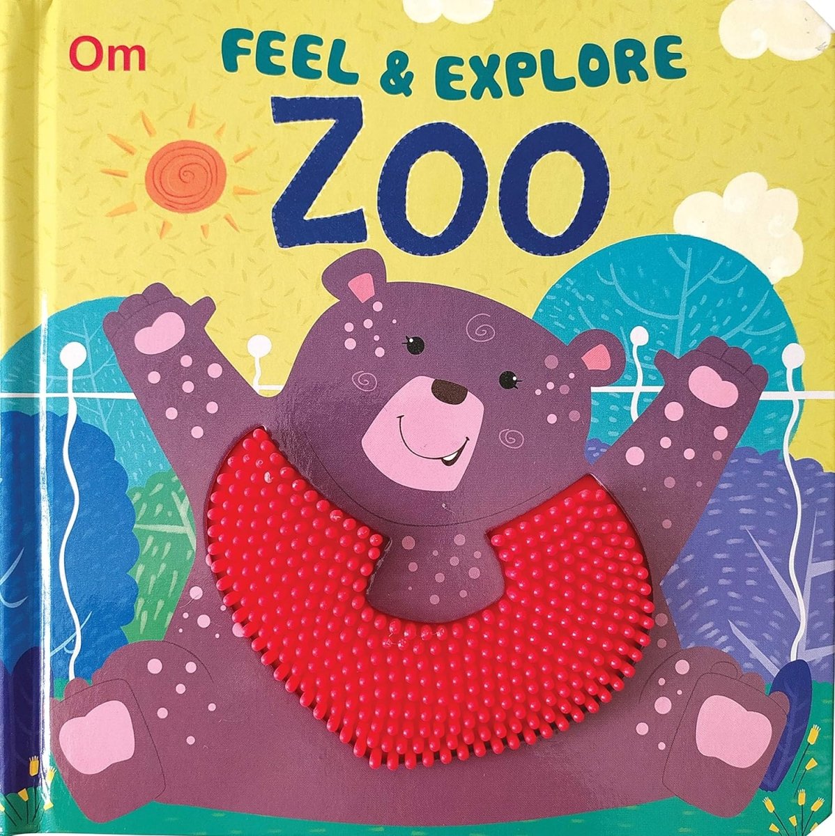 Om Books International Board Book-Touch and Feel: Feel & Explore Zoo - 9789353763589