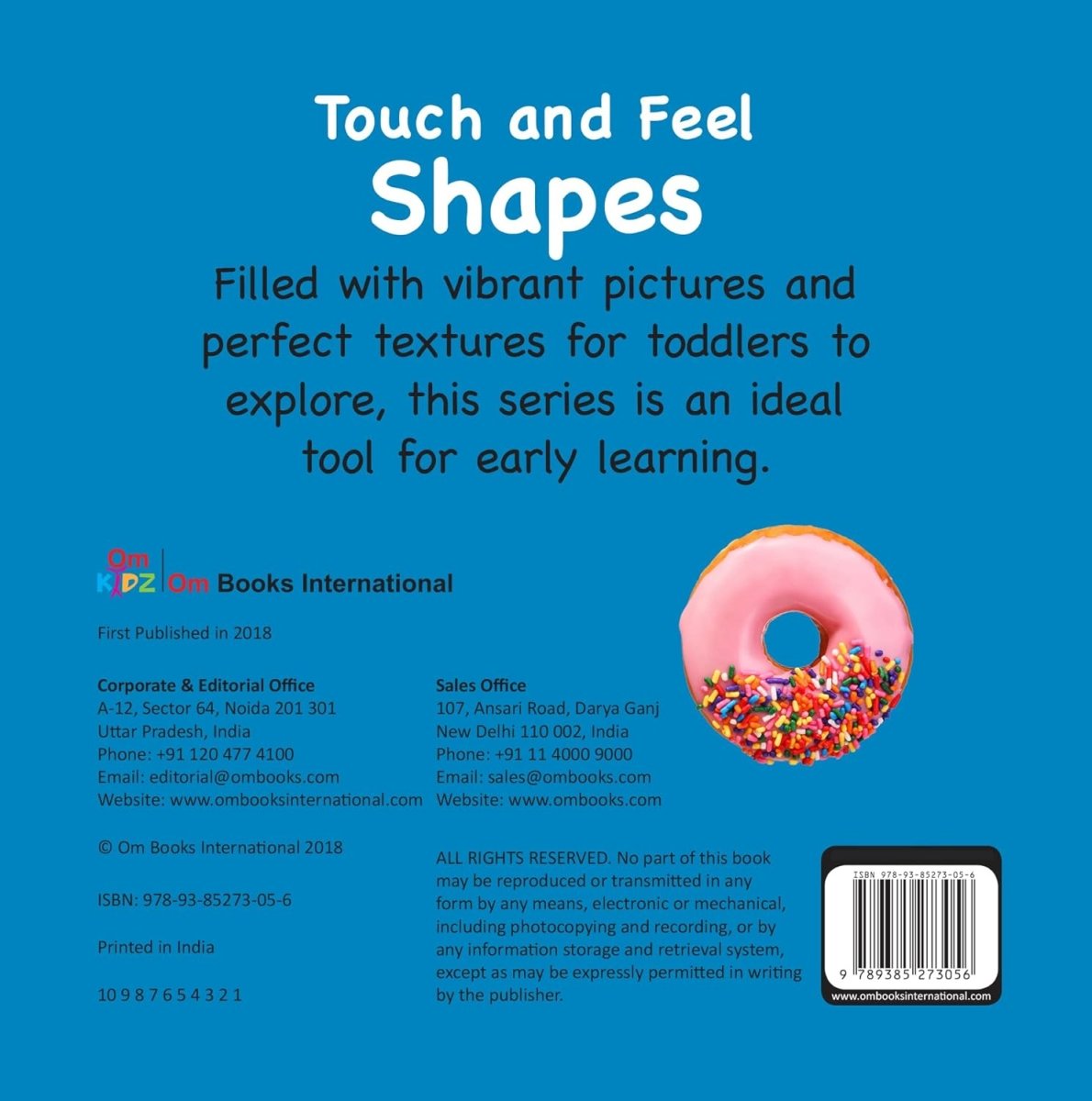 Om Books International Board Book-Touch and Feel: Shapes (Touch & Feel) - 9789385273056