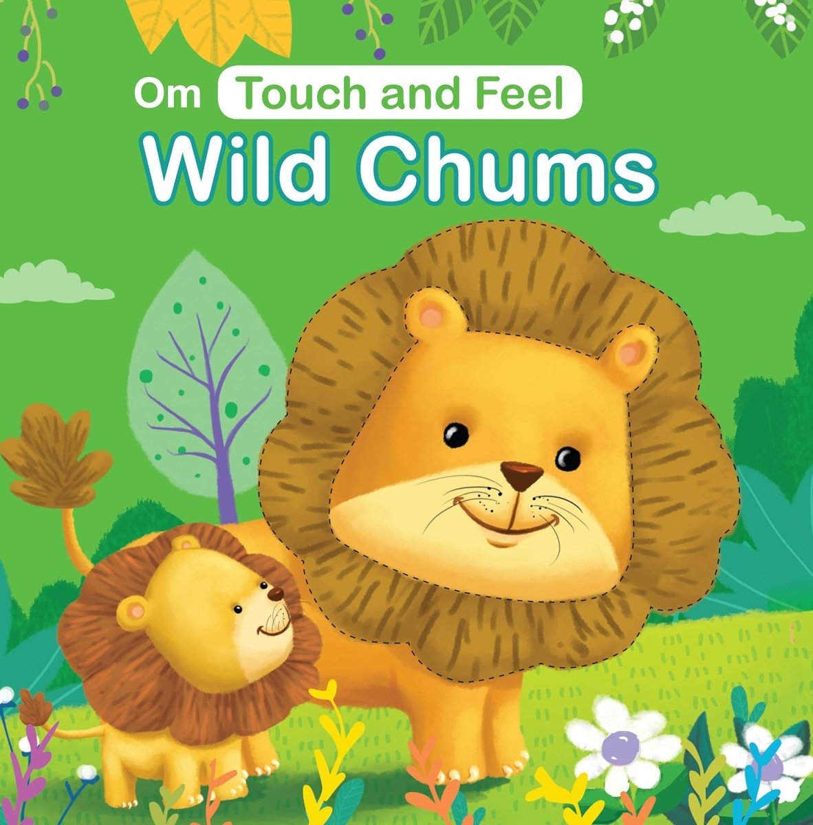 Om Books International Board Book-Touch and Feel: Wild Chums: Touch and feel series - 9789386410887