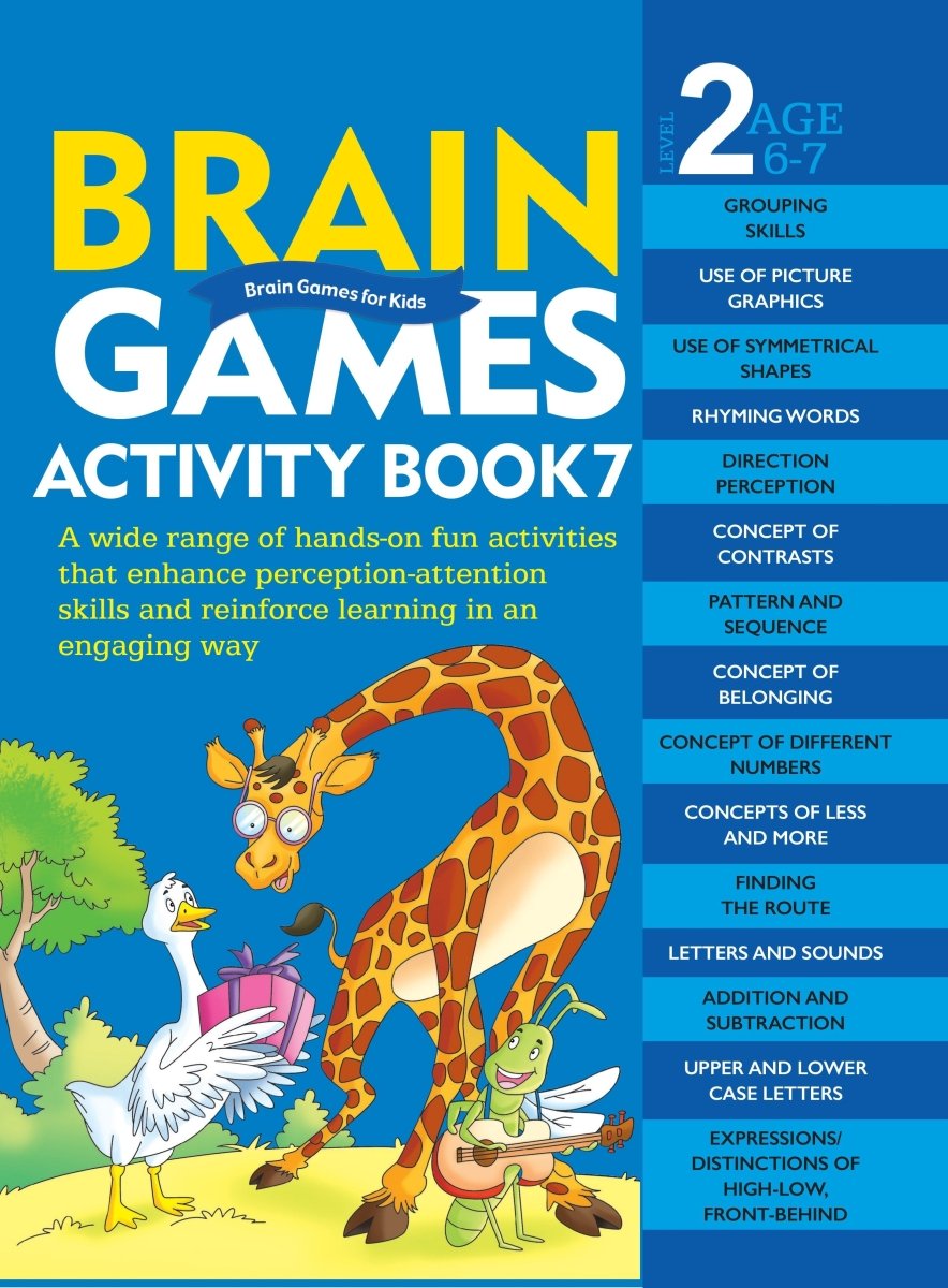 Om Books International Brain Games Activity Book Level 2 : Book-7 - 9789352769377