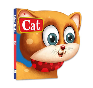 Om Books International Cat ( Animals and Birds )- Cutout Board Books - 9789383202416