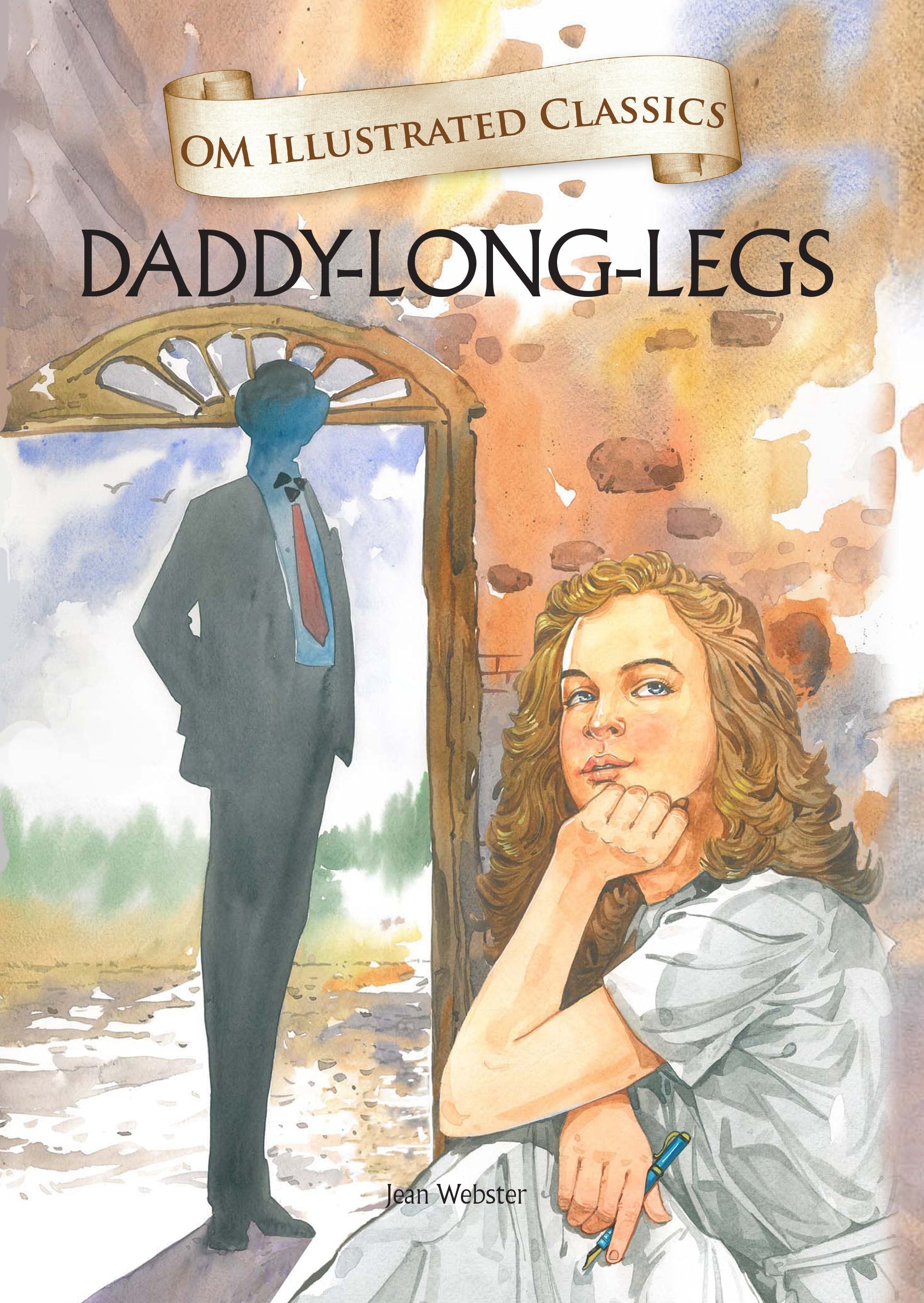 Om Books International Children Classics - Daddy Long Legs - Illustrated Abridged Classics with Practice Questions (Om Illustrated Classics for Kids) - 9789384225476