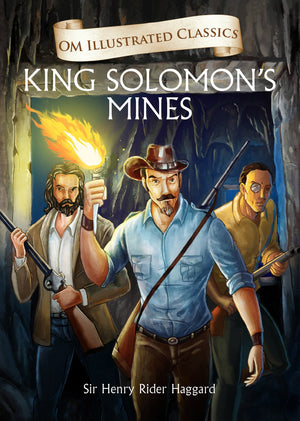 Om Books International Children Classics - King Solomons Mines - Illustrated Abridged Classics with Practice Questions - 9789385031458