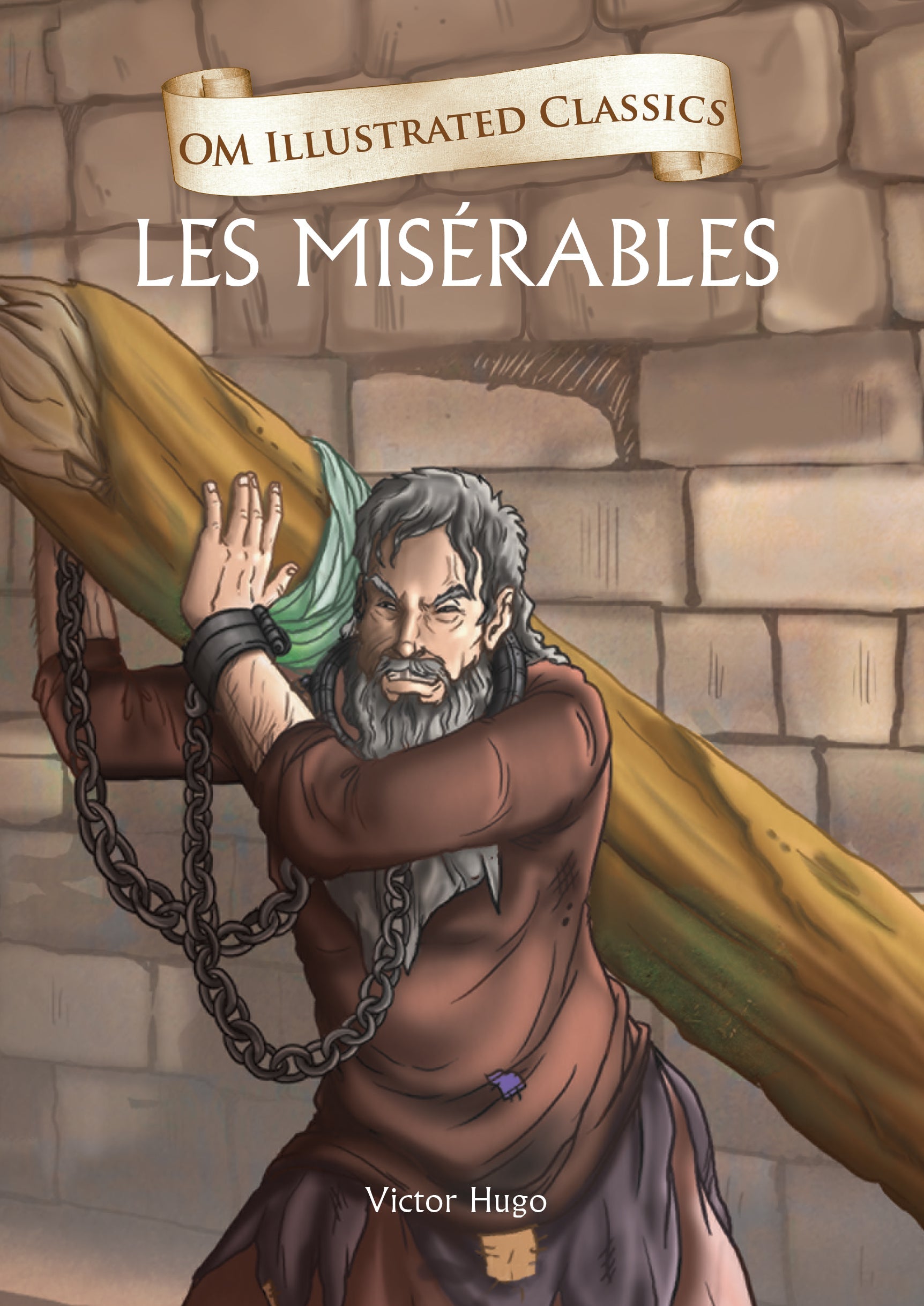 Om Books International Children Classics - Les Miserables - Illustrated Abridged Classics with Practice Questions - 9789385031557
