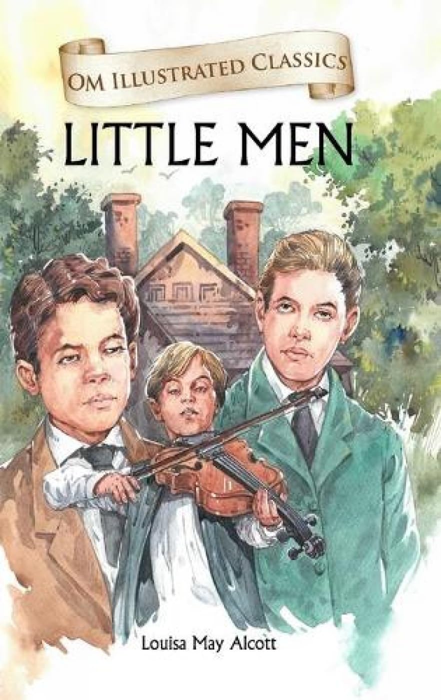 Om Books International Children Classics - Little Men - Illustrated Abridged Classics with Practice Questions (Om Illustrated Classics for Kids) - 9789385031502